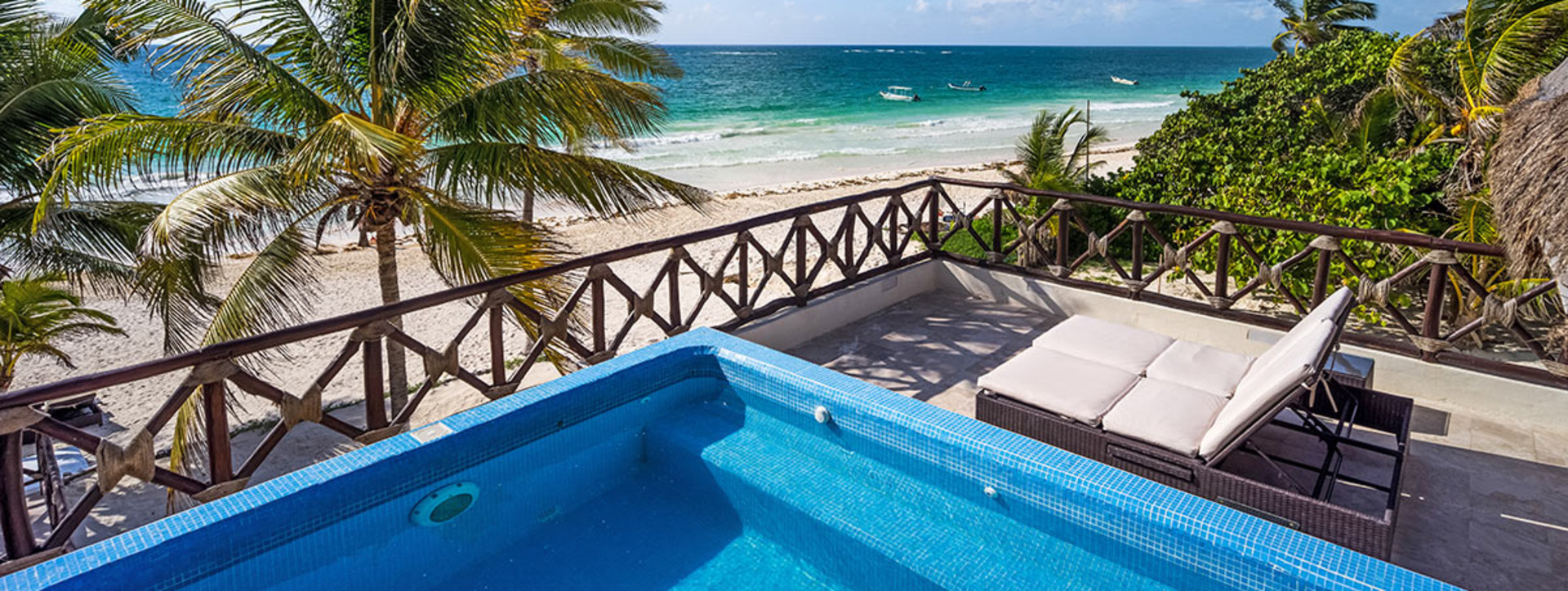 Beach front house El Paraíso Hotel Tulum Tulum Mexico