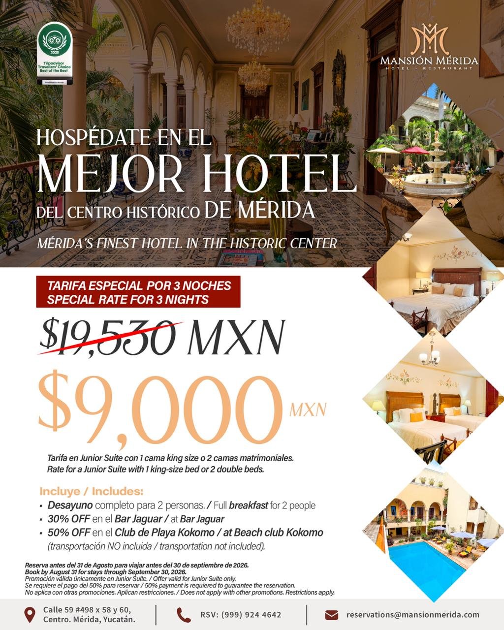 Mansión Mérida Hotel Boutique - Restaurante