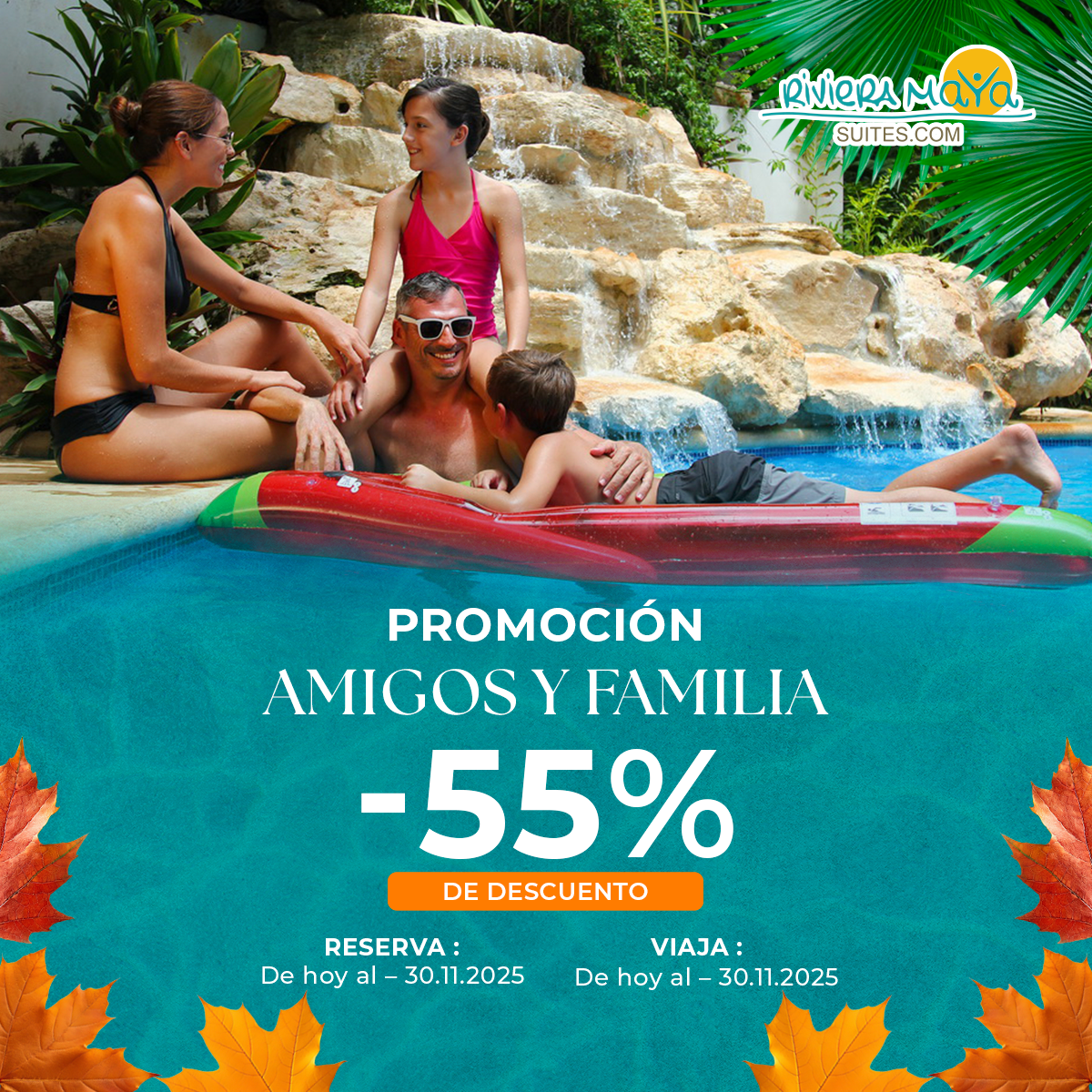 55% descuento en Noviembre 2025