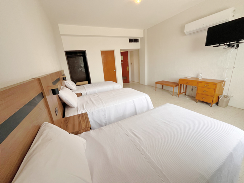 HABITACION EST&Aacute;NDAR TRIPLE CAMA INDIVIDUAL