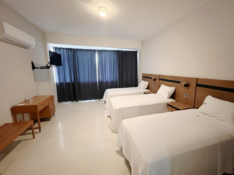 HABITACION EST&Aacute;NDAR TRIPLE CAMA INDIVIDUAL